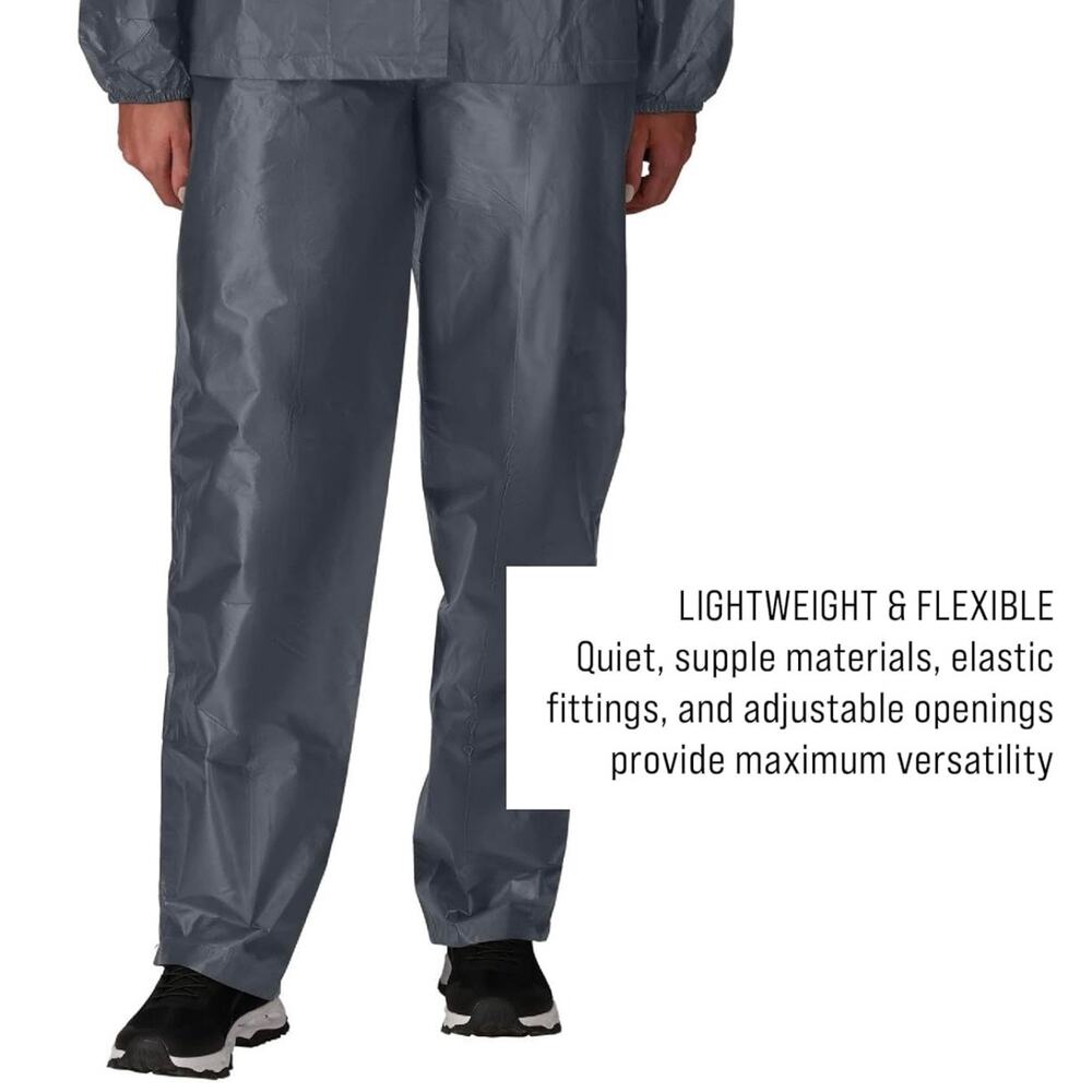 FROGG TOGGS L UltraLite2 Rain Suit 2Layer Waterproof Breathable Protective Black - Picture 7 of 10